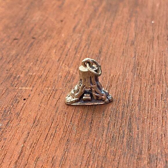 Vintage Bates & Klinke 925 Sterling "Wawona Tunnel Tree" Yosemite Pendant Charm - Picture 3 of 5